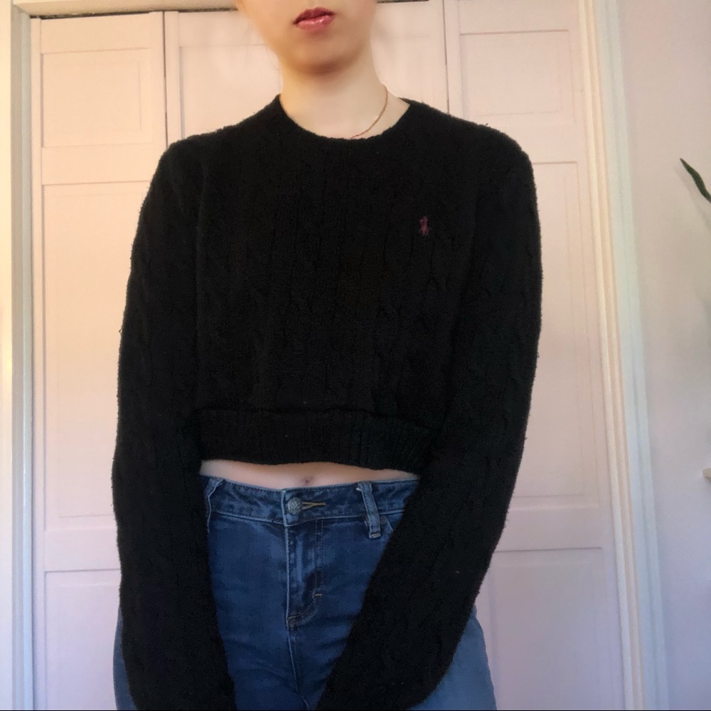Polo Ralph Lauren Urban Outfitters Cropped Sweater
